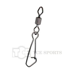 Diamond Impressed Rolling Swivel With Hooked Snap (YM-3009-B)